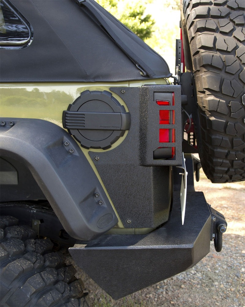 Rugged Ridge XHD Corner Guard Rear 07-18 Jeep Wrangler JKU 4 Door