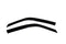 AVS 95-99 Toyota Tercel Coupe Ventvisor Outside Mount Window Deflectors 2pc - Smoke