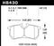 Hawk 00-07 Ford Focus DTC30 Rear Race Brake Pads