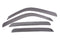 AVS 01-07 Chevy Silverado 1500 Crew Cab Ventvisor Low Profile Deflectors 4pc - Smoke