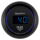 Autometer 52.4mm 1-100 PSI Black Digital Fuel Pressure Gauge