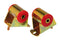 Prothane 87-00 Jeep YJ/TJ L6 Motor Mounts - Red