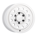 Nomad N501SA Convoy 17x8.5in / 6x139.7 BP / -10mm Offset / 106.1mm Bore - Gloss White Wheel
