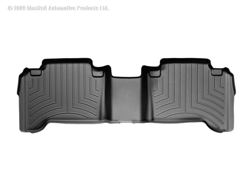 WeatherTech 05-13 Toyota Tacoma Double Cab Rear FloorLiner - Black