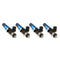 Injector Dynamics ID1050X Injectors 11mm (Blue) Adaptor Tops Denso Lower (Set of 4)