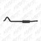 MBRP 12 Jeep Wrangler/Rubicon 3.6L V6 Cat Back Single Rear Exit Off-Road Black Exhaust