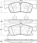 StopTech Street Brake Pads - Front