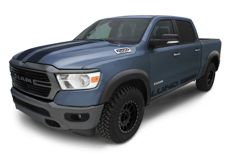 Lund 19-22 RAM 1500 (Excl. Rebel & TRX Models) SX-Style 4pc Smooth Fender Flares - Black