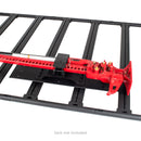 Go Rhino XRS/SRM 4-CORE Clamp Mount Kit for Hi-Lift Jack - Tex. Blk (No Drill)