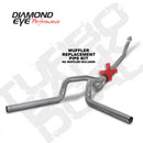 Diamond Eye KIT 4in TB MFLR RPLCMENT PIPE DUAL AL: 94-02 DODGE CUMMINS 5.9L