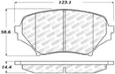 StopTech Performance 06-08 Mazda Miata MX-5 Front Brake Pads