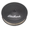 Edelbrock Air Cleaner Pro-Flo Series Round Steel Top Paper Element 14In Dia X 3 75In Dropped Base