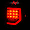 Anzo 07-11 Toyota Tundra Full LED Tailights Black Housing Clear Lens G2 (w/C Light Bars)
