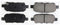 StopTech Performance 6/02-08 350z / 01-08 G35 Rear Brake Pads