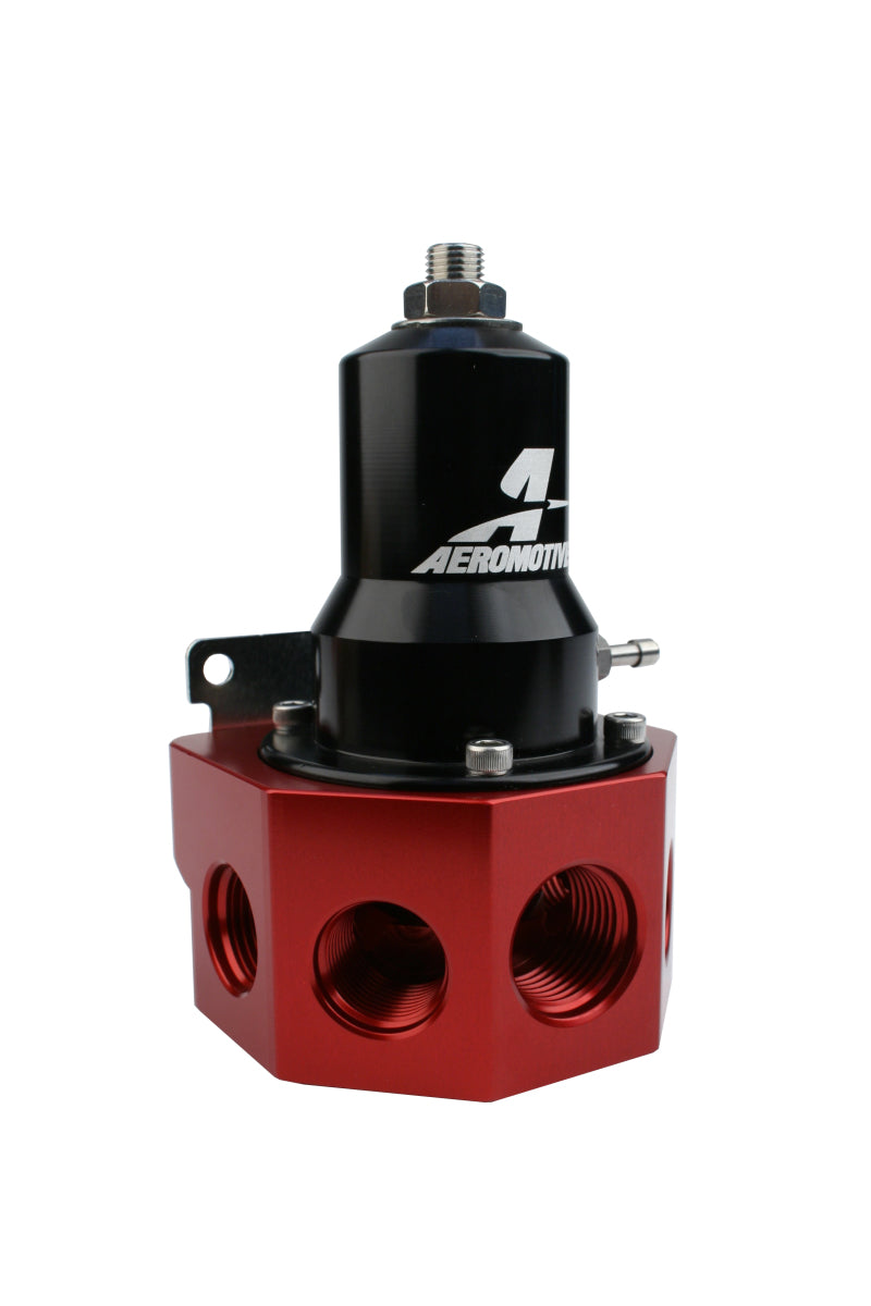 Aeromotive Regulator - 30-120 PSI - .500 Valve - 4x AN-08 and AN-10 inlets / AN-10 Bypass