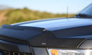 AVS 17-18 Nissan Titan Aeroskin II Textured Low Profile Hood Shield - Black