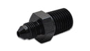 Vibrant -4AN to 1/8in NPT Straight Adapter Fitting - Aluminum