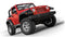 Bushwacker 07-18 Jeep Wrangler Max Pocket Style Flares 2pc Extended Coverage - Black