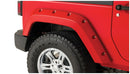 Bushwacker 07-18 Jeep Wrangler Pocket Style Flares 2pc Fits 2-Door Sport Utility Only - Black