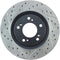 StopTech 00-09 S2000 Slotted & Drilled Right Front Rotor