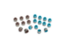 Supertech Mitsubishi 6.6mm Intake Valve Stem Seal Viton (STD Size) - Set of 8