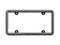 WeatherTech BumpFrame Black Satin Textured Finish License Plate Frame