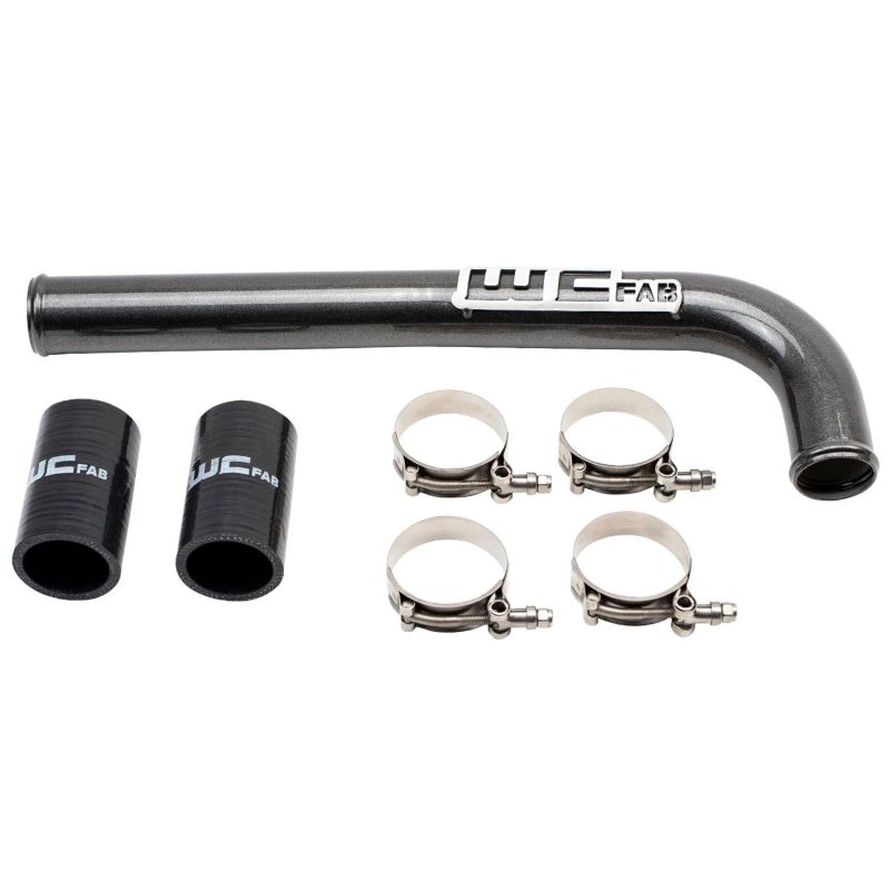 Wehrli 10-18 Dodge 6.7L Cummins (Non 13-15 w/Dual Rads/Twin CP3) Upper Coolant Pipe - Gloss Black