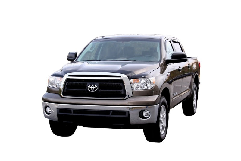 AVS 07-18 Toyota Tundra Crewmax Ventvisor In-Channel Front & Rear Window Deflectors 4pc - Smoke