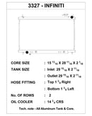 CSF 03-07 Infiniti G35 Radiator