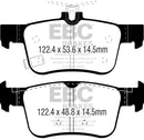EBC 2016+ Honda Civic Coupe 1.5L Turbo Ultimax2 Rear Brake Pads