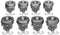 Mahle OE Ford 6.4L Diesel .50MM 2008-2010 F-250/F-350/F-450/F-550 Piston Set (Set of 8)