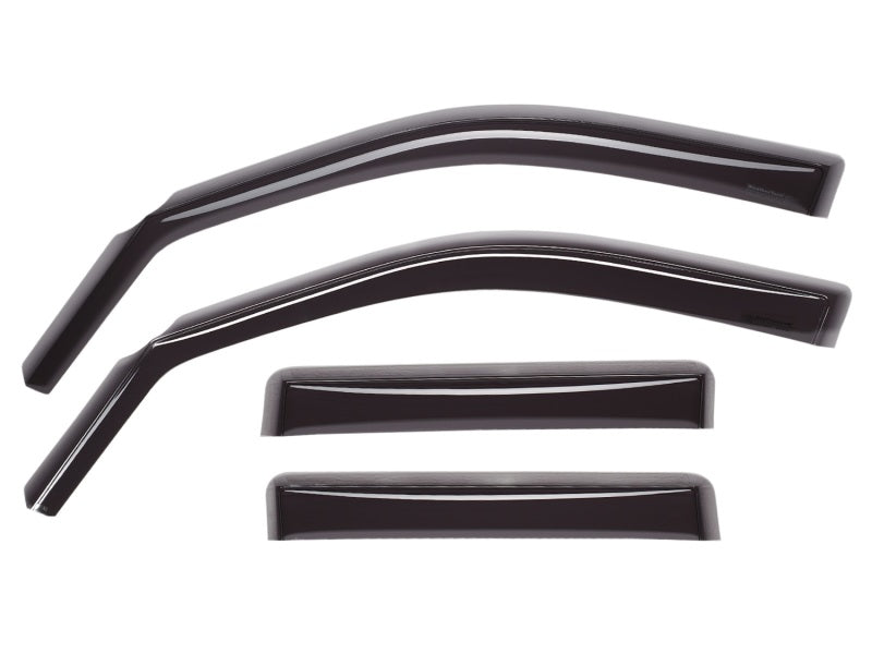 WeatherTech 14+ Lexus IS Sedan Front and Rear Side Window Deflectors - Dark Smoke