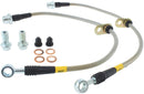 StopTech 08-10 Toyota Land Cruiser Front Stainless Steel Brake Line Kit