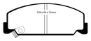 EBC 93-95 Honda Civic Coupe 1.5 DX Redstuff Front Brake Pads