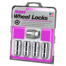 McGard Wheel Lock Nut Set - 4pk. (Cone Seat) M14X2.0 / 13/16 Hex / 2.25in. Length - Chrome