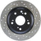 StopTech 00-09 S2000 Slotted & Drilled Left Rear Rotor