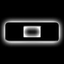 ORACLE Lighting Universal Illuminated LED Letter Badges - Matte Black Surface Finish - O