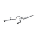 MBRP 2021+ F-150 2.7L/ 3.5L Ecoboost, 5.0L 3in Cat Back 2.5in Dual Split Rear - Aluminized Steel