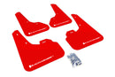 Rally Armor 10-13 Mazda3/Speed3 Red UR Mud Flap w/ White Logo