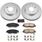 Power Stop 96-05 Honda Civic Front Z17 Evolution Geomet Coated Brake Kit