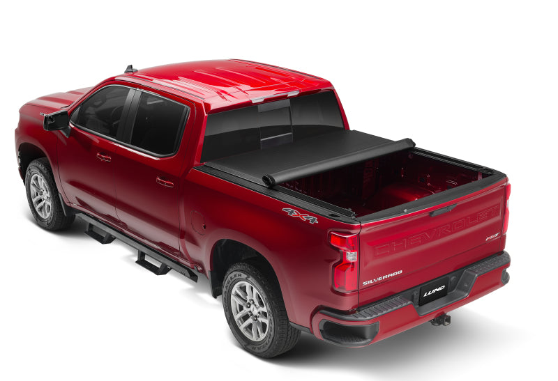 Lund 15-17 Chevy Colorado (6ft. Bed) Genesis Roll Up Tonneau Cover - Black