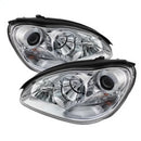 Spyder Mercedes Benz S-Class 03-06 Projector Headlights Xenon/HID Model- Chrm PRO-YD-MBW220-HID-C