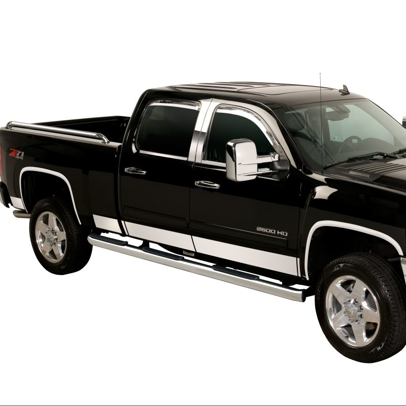 Putco 19-24 Chevrolet Silverado Crew Cab 6.5 Stand Box - 5.5in Wide - 10pcs Pro SS Rocker Panels