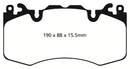 EBC 13+ Land Rover Range Rover 3.0 Supercharged Yellowstuff Front Brake Pads