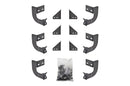 Deezee 13-23 Dodge/Ram Ram Running Board Hex Bracket Kit