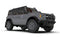 Rally Armor 21-22 Ford Bronco (Plstc Bmpr + RB - NO Rptr/Sprt) Blk Mud Flap w/Met. Blk Logo