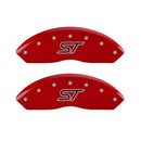 MGP 4 Caliper Covers Engraved Front & Rear ST Red finish silver ch