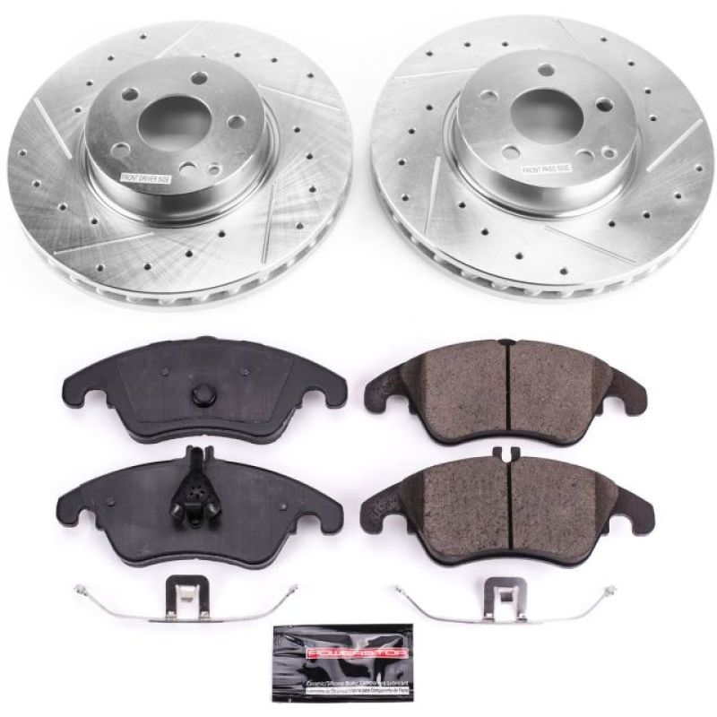 Power Stop 2014 Mercedes-Benz C300 Front Z23 Evolution Sport Brake Kit