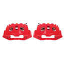 Power Stop 11-19 Chevrolet Silverado 2500 HD Rear Red Calipers w/Brackets - Pair