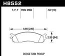 Hawk LTS Street Brake Pads
